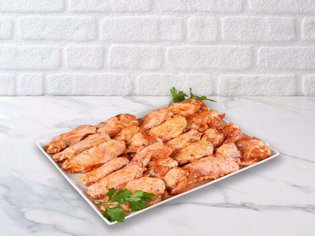 059953be-f15b-4db7-b2ea-1e2a3c1a9aa0-1.jpg Chicken Wings mit Sauce/Hanhchenflügel Gewürzt - Image 1