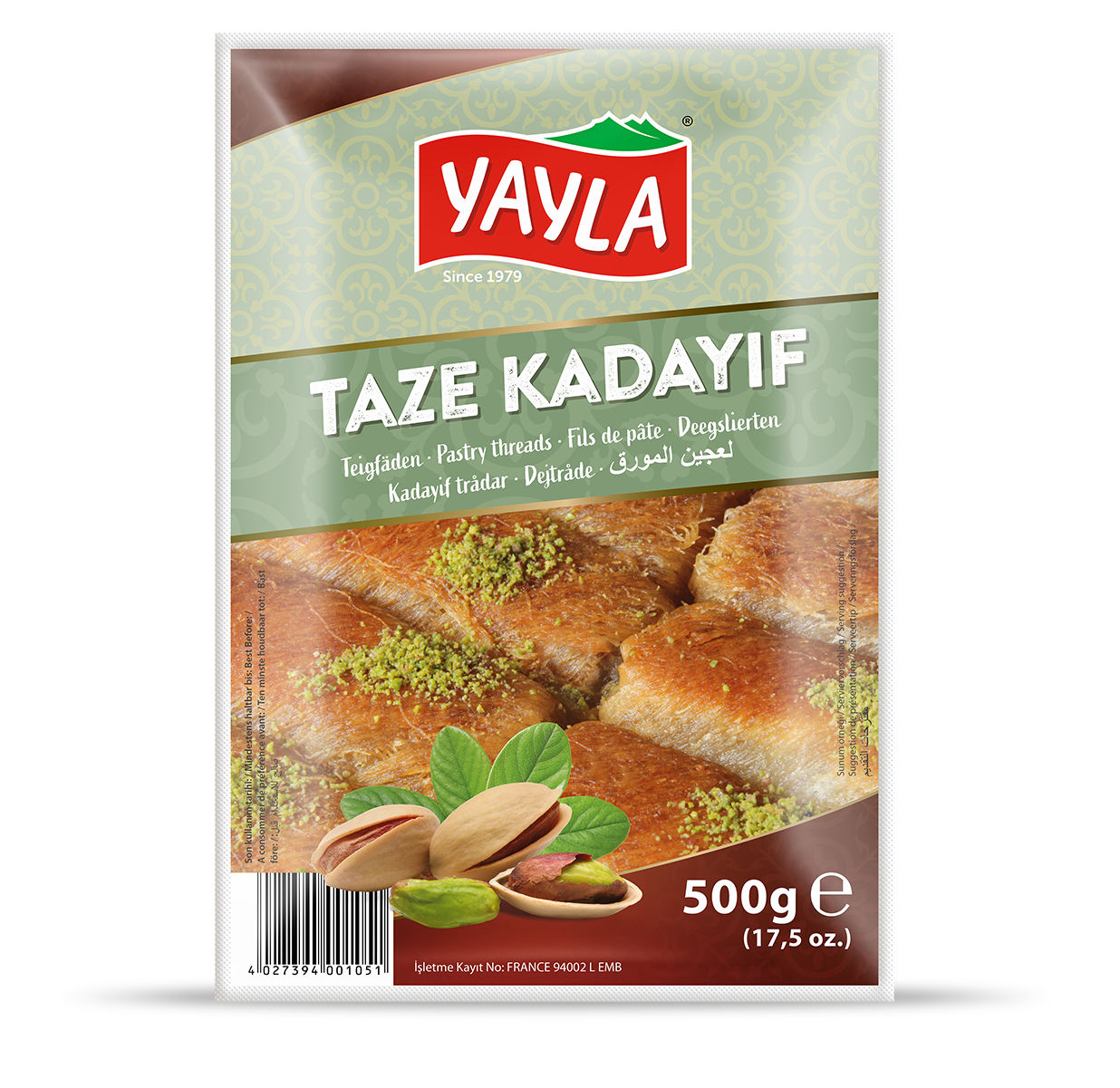 105_packshot.png YAYLA Frisches Kadayıf 500g - Image 1