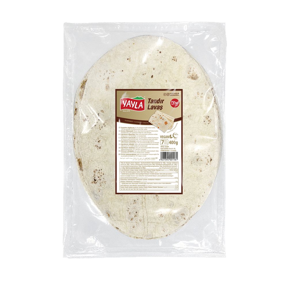 118_packshot.png YAYLA Tandoor-Fladenbrot 400 g - Image 1
