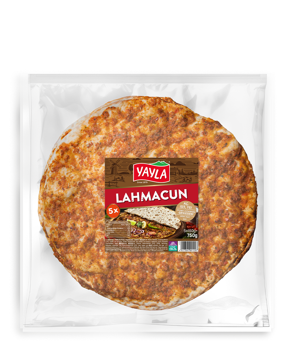 129_packshot.png YAYLA Lahmacun Pizza 750g - Image 1