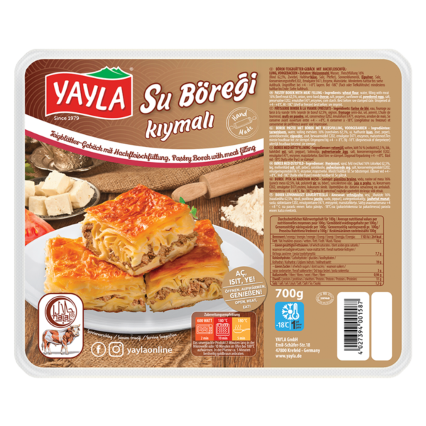 YAYLA Wassergebäck mit Hackfleisch 700 g