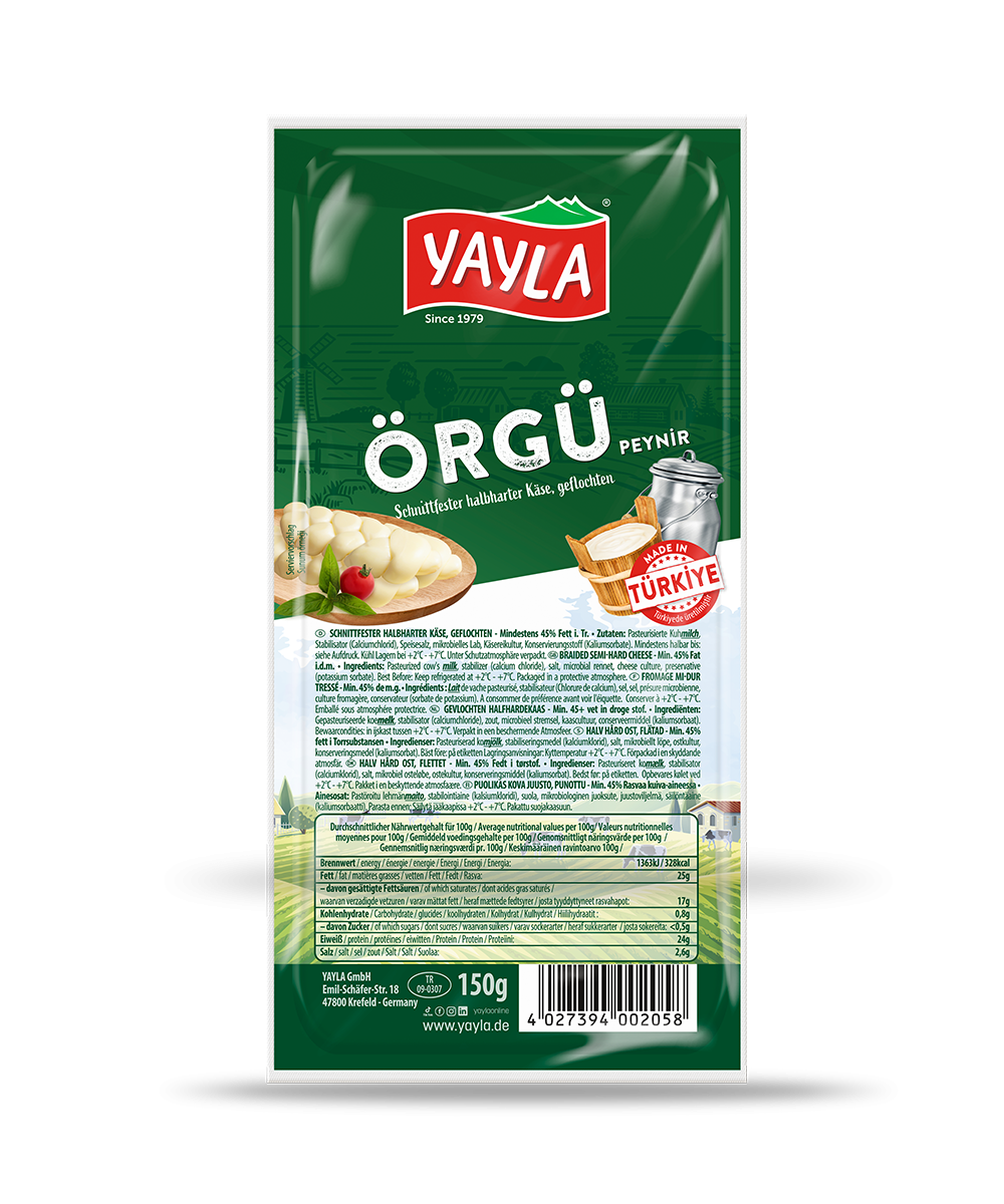205_packshot.png YAYLA Geflochtener Käse 150 g - Image 1