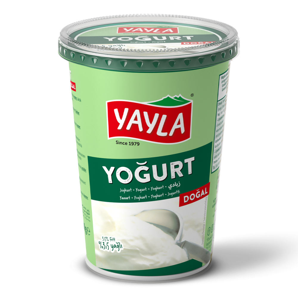 300_packshot.png YAYLA Naturjoghurt 3,5% 500g - Image 1