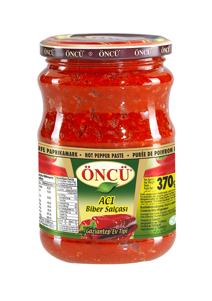 3312-1.png Öncü Scharfe Paprikapaste 370g - Image 1
