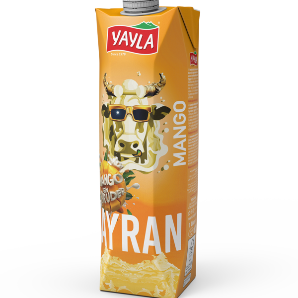 YAYLA Buttermilch mit Mangogeschmack, 1 Liter