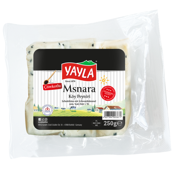 YAYLA Msnara Schwarzkümmelkäse 40% 250g