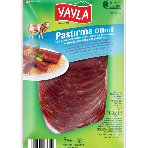 YAYLA Pastrami-Scheiben 100 g