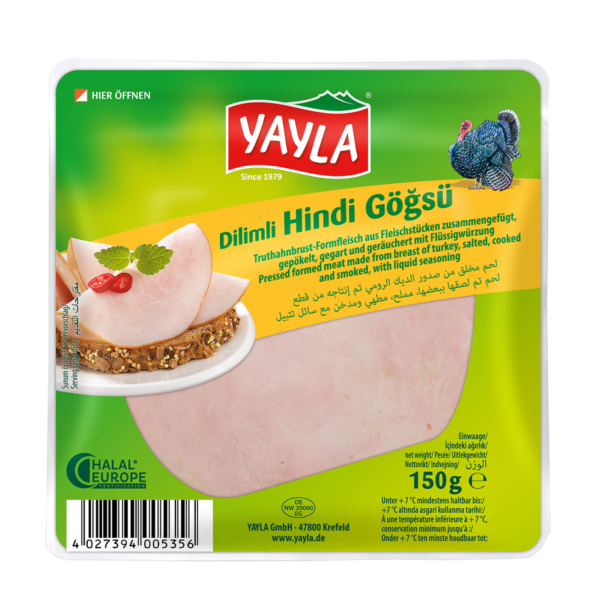 YAYLA Geschnittene Putenbrust 150 g