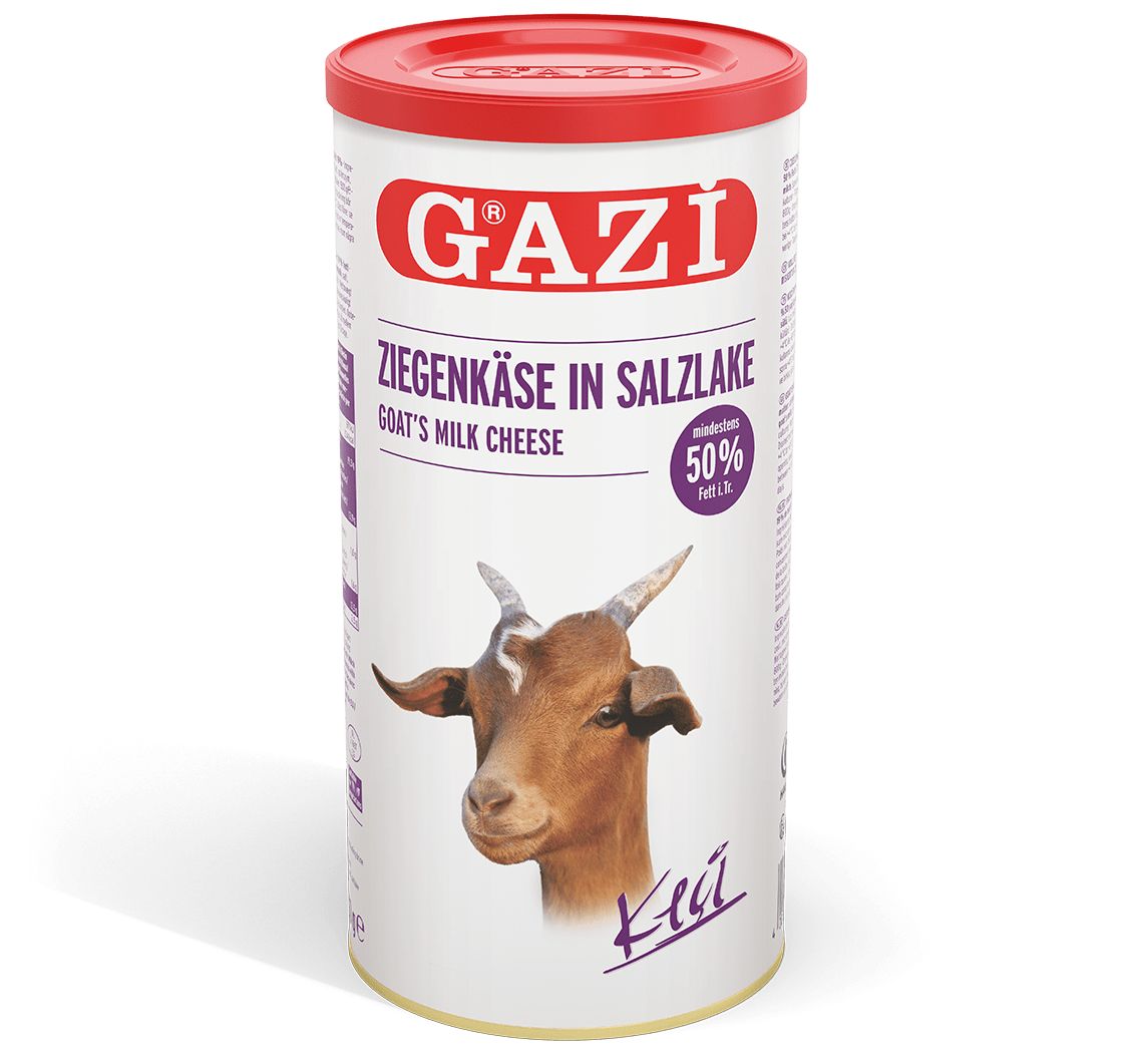633_GAZ_Ziegenkaese_Dose_800g-min.png GAZI ZIEGENKÄSE 50% 800 g - Image 1