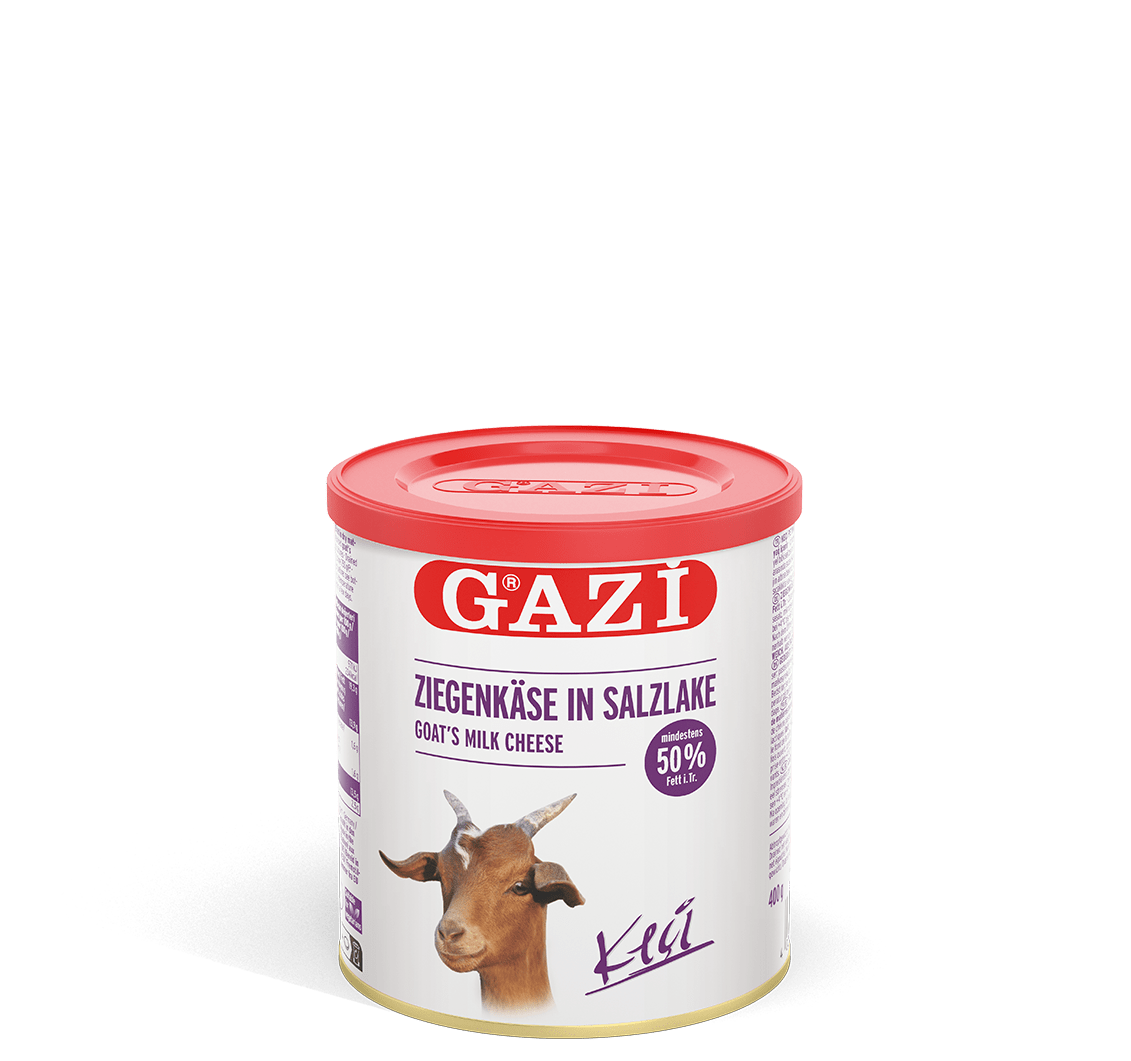 634_GAZ_Ziegenkaese_Dose_400g-min.png GAZI ZIEGENKÄSE 50% 400 g - Image 1