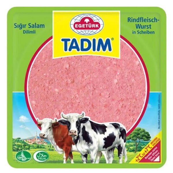 Egetürk Salam TADIM Rindfleischwurst in Scheiben 150 g