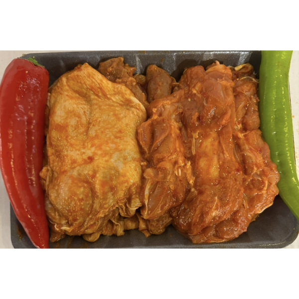 Hähnchenschnitzel ohne Knochen mit Sauce / 1 kg