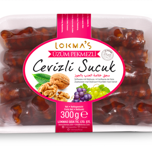 Lokmas Walnusswurst 300g