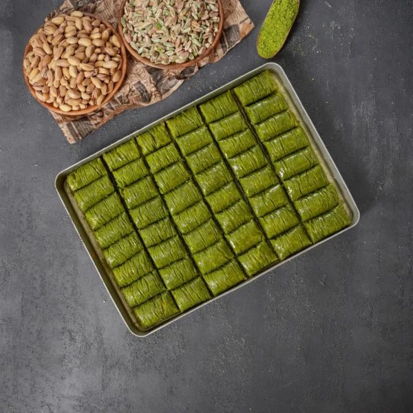 Grün verpacktes Antep-Pistazien-Baklava, 4 kg